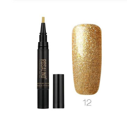 5ml Solid Color Nail Art Pen - Easy Application in 58 Vibrant Shades - Buy Center