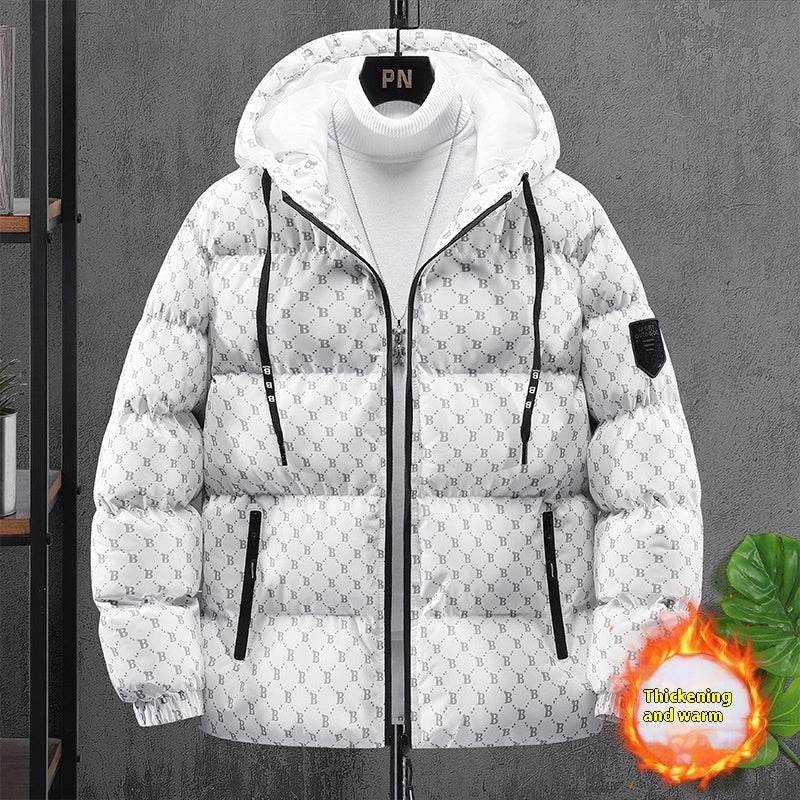 Men's Thickened Cotton-Padded Bread Coat - Stylish Warm Down Jacket - Buy Center