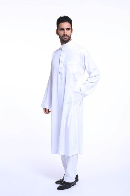 Men's Arabian Robe TH805 - 100% Polyester, Stylish Middle Eastern Wear - Buy Center