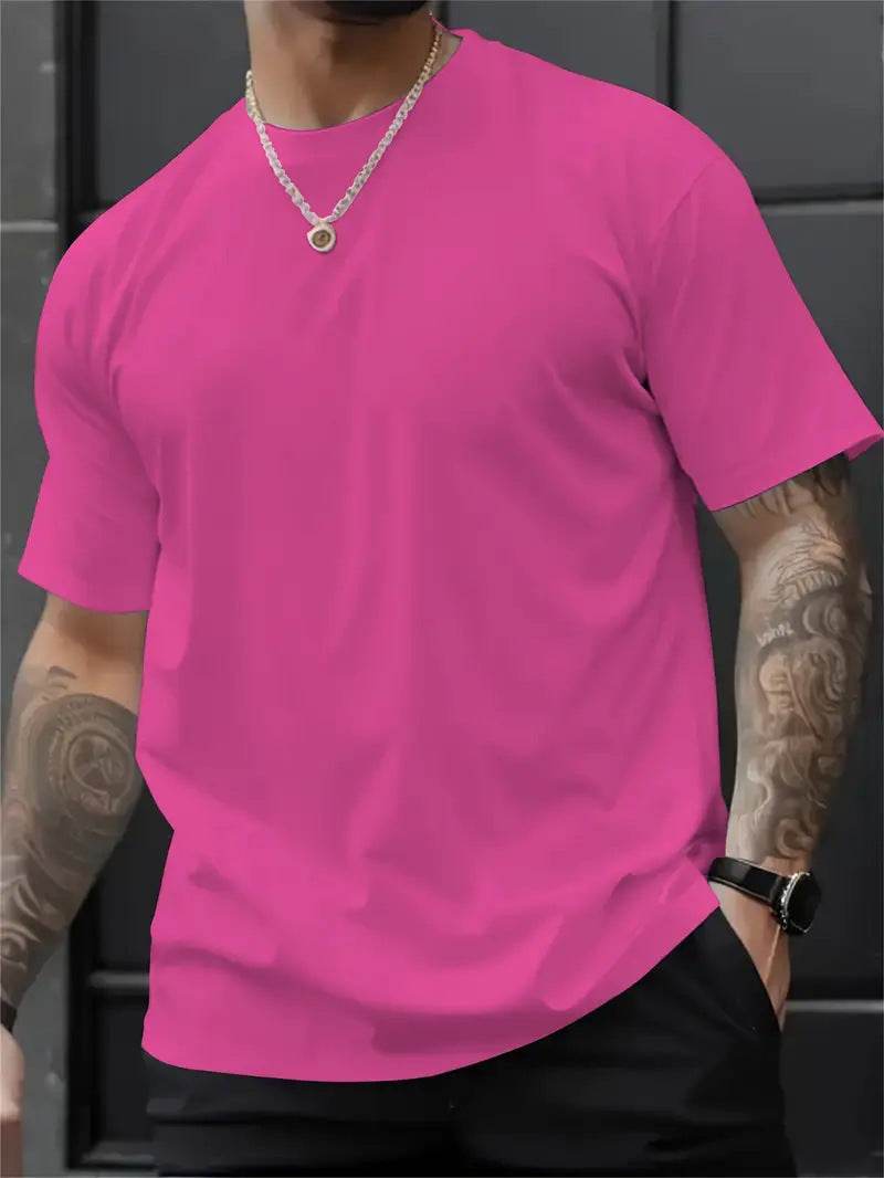 3D Printed Loose T-Shirt - Short Sleeve Round Neck in Various Colors - Buy Center