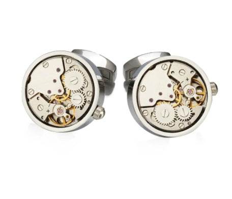 Turning French Men's Movement Cufflinks - Premium Copper Accessory 2025 - Buy Center