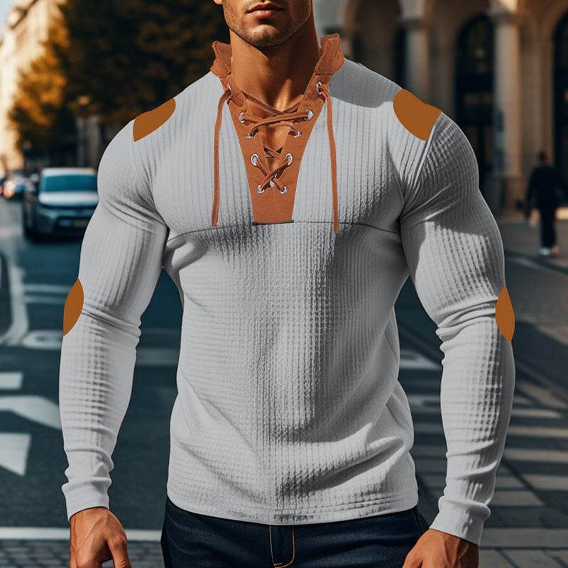 Buycenter Waffle Pullover - Multicolor Long Sleeve Sports Top for All Sizes - Buy Center