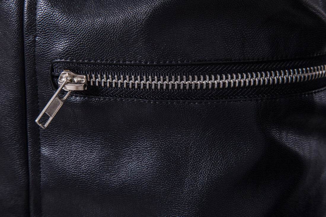 Trendy Men's Motorcycle Leather Jacket - Genuine Cow Split Suede 2025 - Buy Center