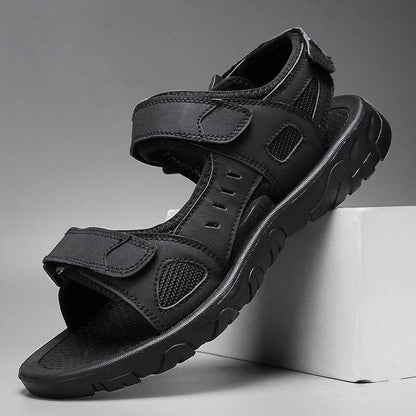 Men's Plus Size Sandals - Open Toe Comfort with Velcro Closure, 2025 Style - Buy Center