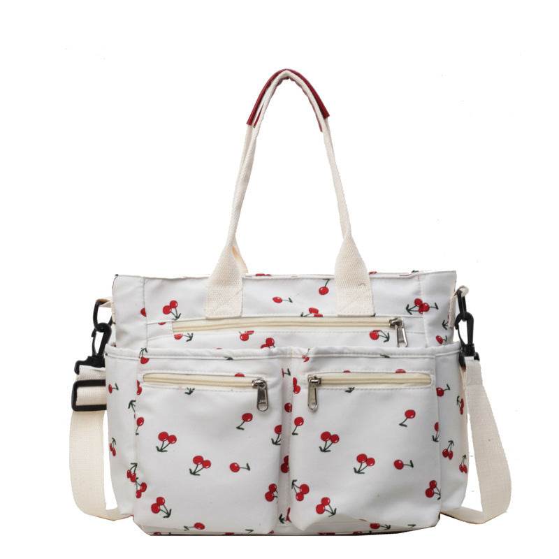 Stylish Printed Cherry Women's Messenger Bag - Fashionable Daily Use - Buy Center