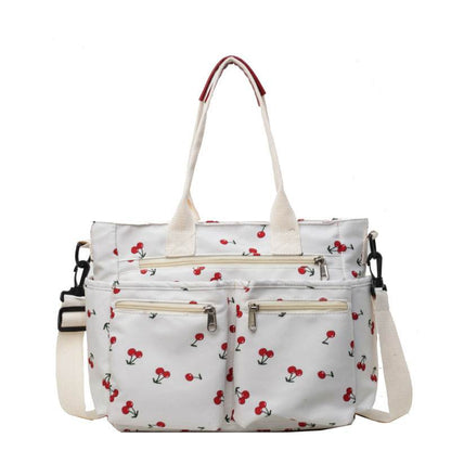 Stylish Printed Cherry Women's Messenger Bag - Fashionable Daily Use - Buy Center