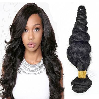 Loose Wave Real Hair Wig - 100% Human Hair for Effortless Style - Buy Center