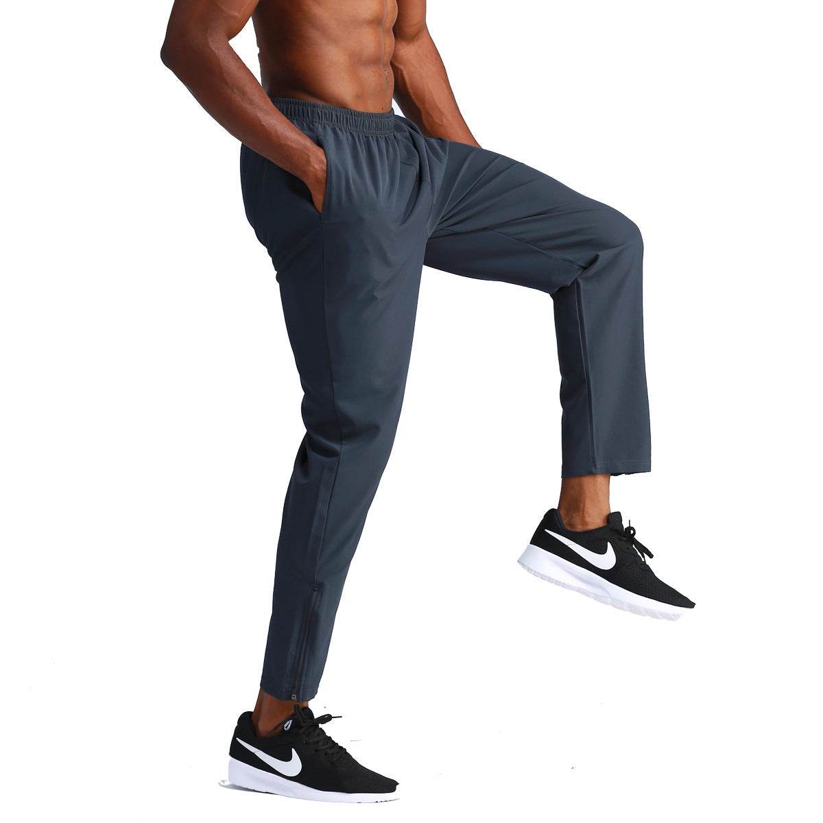 Men's Quick-Drying Basketball Pants - Loose Woven Sports Trousers - Buy Center