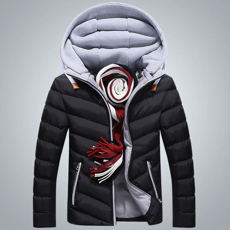 Buycenter Thick Hooded Down Jacket - Casual Winter Coat, Free Shipping - Buy Center