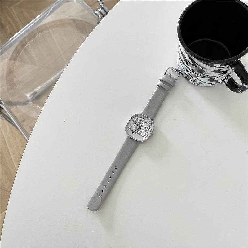 Leisure Milk Sugar Square Women's Watch - Stylish Sports Timepiece 2025 - Buy Center