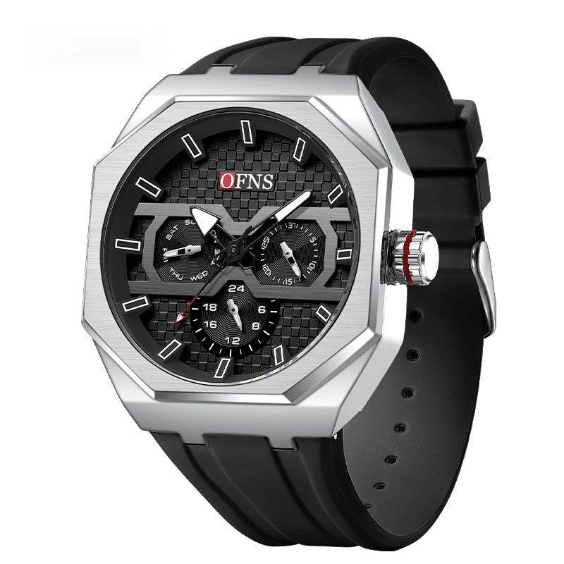 Stylish Three Eyes Quartz Watch - Waterproof Men's Sports Accessory 2025 - Buy Center