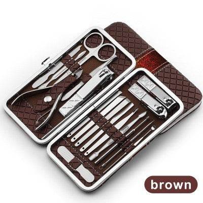 Nail Manicure Tool Kit Combo - 18 & 21-Piece Professional Set - Buy Center