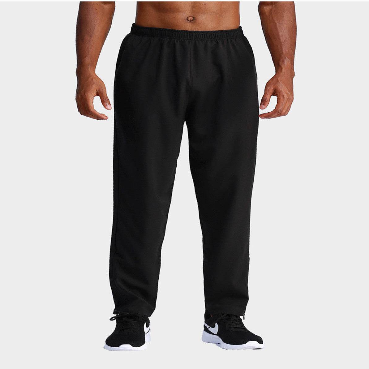 Men's Quick-Drying Basketball Pants - Loose Woven Sports Trousers - Buy Center
