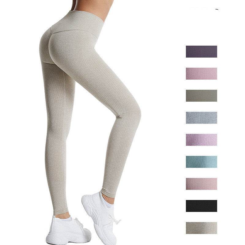 Buycenter Women's Solid Color Yoga Pants - Quick Dry, Large Size Leggings - Buy Center