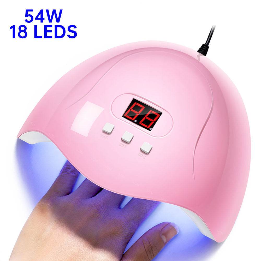 Smart Induction Timing Nail Dryer - Quick-Drying UV/LED Light with LCD Display - Buy Center
