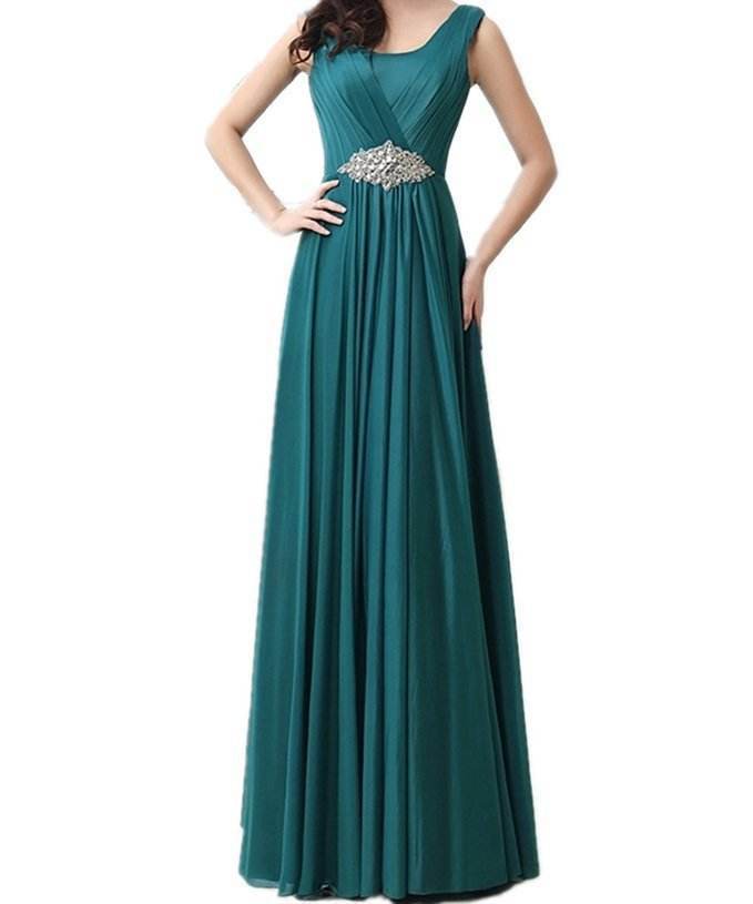 Buycenter Chiffon Bridal Gown - Elegant Evening Dress for Special Occasions - Buy Center