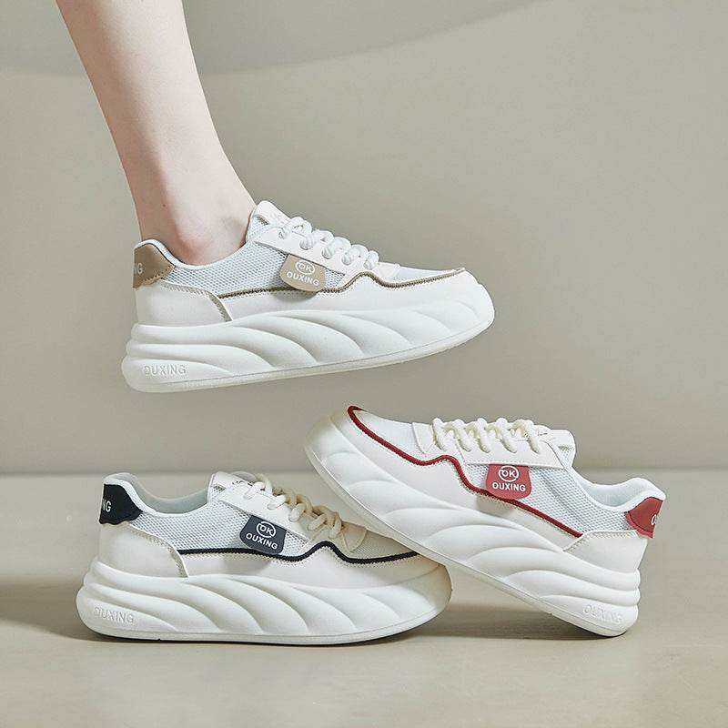 Height Increasing Breathable Sports Shoes for Women - Trendy Mid Heel - Buy Center