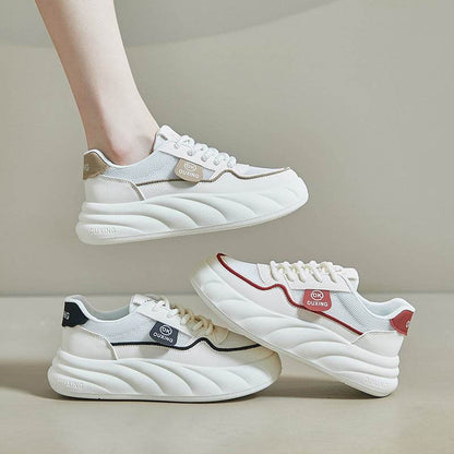 Height Increasing Breathable Sports Shoes for Women - Trendy Mid Heel - Buy Center