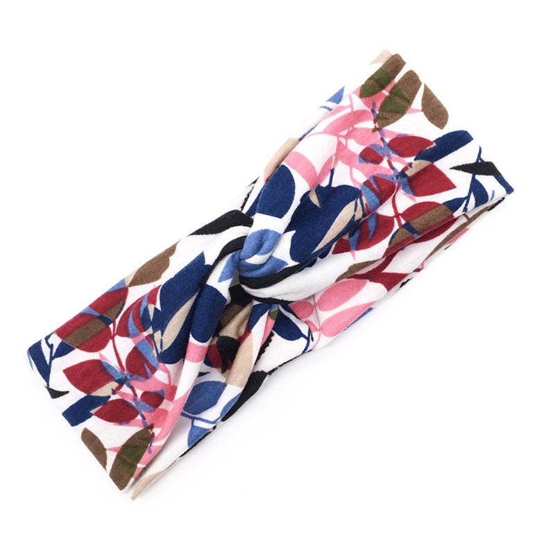 Floral Cross Hair Band - Stylish Multi-Purpose Headband for Women 2025 - Buy Center
