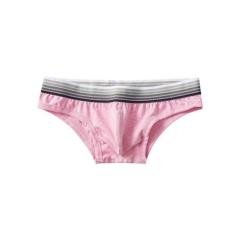Light Pink Men's Low Waist Cotton Boxers - Stylish Comfort & Breathability - Buy Center