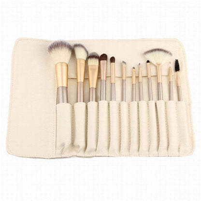 Spot Detonating 121824 Makeup Brush Set - 24 Premium Champagne Brushes - Buy Center