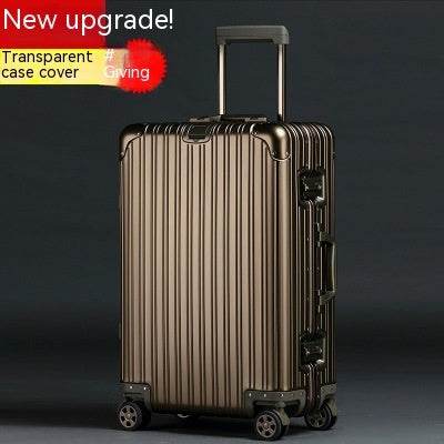 Large Capacity Aluminum Magnesium Trolley Case - Waterproof & Stylish Travel - Buy Center