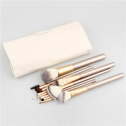 Spot Detonating 121824 Makeup Brush Set - 24 Premium Champagne Brushes - Buy Center