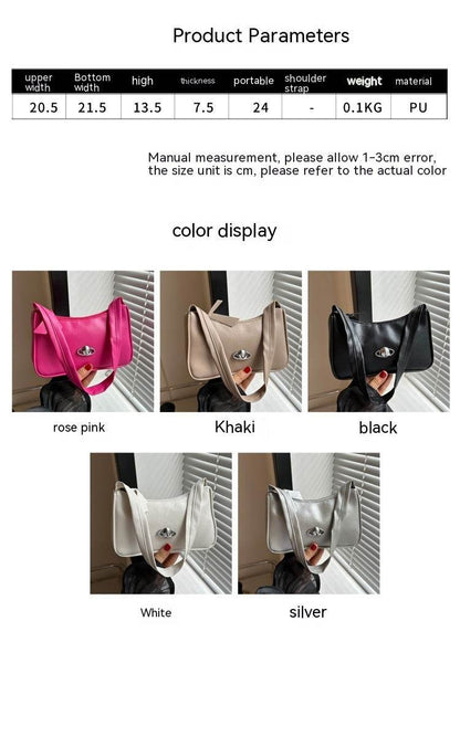 Simple Temperament Shoulder Bag - Chic Evening Accessory in Trending Colors - Buy Center