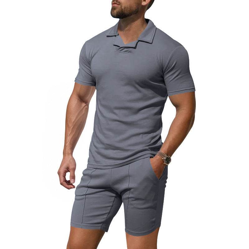 Buycenter Men's Slim Fit Casual Shirt & Shorts - Quick-Drying Outfit - Buy Center