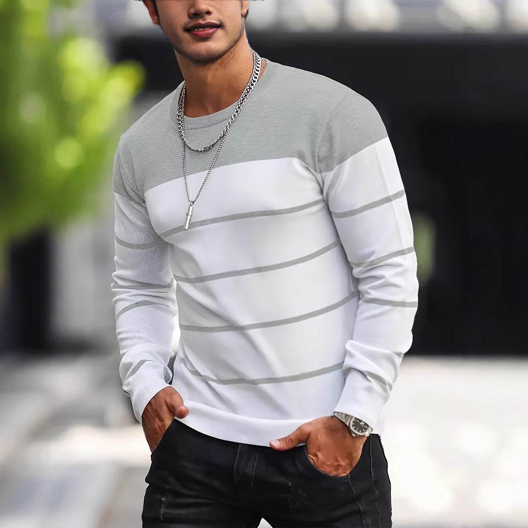 Buycenter Men's Casual Sweater - Trendy Crew Neck in 3 Colors - Buy Center