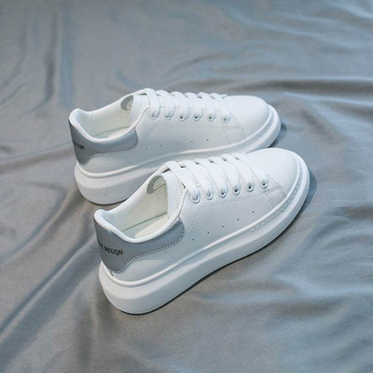 All-Match Microfiber Platform Shoes - Breathable & Height Boost for Women - Buy Center