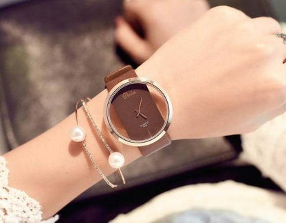 Buycenter Ladies Hollow Watch - Fashion Waterproof Quartz with Pin Buckle - Buy Center