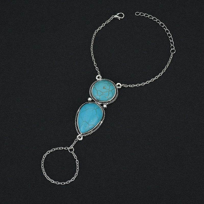 Stylish Turquoise Tassel Bracelet - Trendy European Design for 2025 - Buy Center