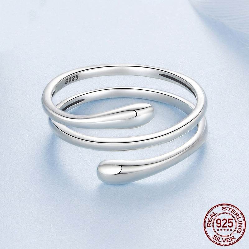 Buycenter S925 Silver Multilayer Simplicity Ring - Stylish Women's Accessory - Buy Center