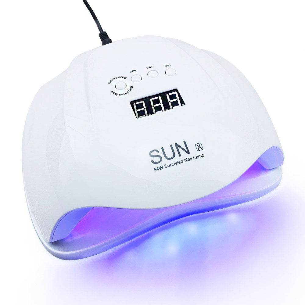 Powerful 54W Nail Lamp Dryer - Quick Drying for Home Nail Perfection - Buy Center