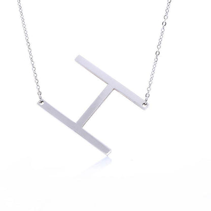 Fabulous Rose Gold Initial Letter Pendant Necklace - Premium K-Gold Design - Buy Center