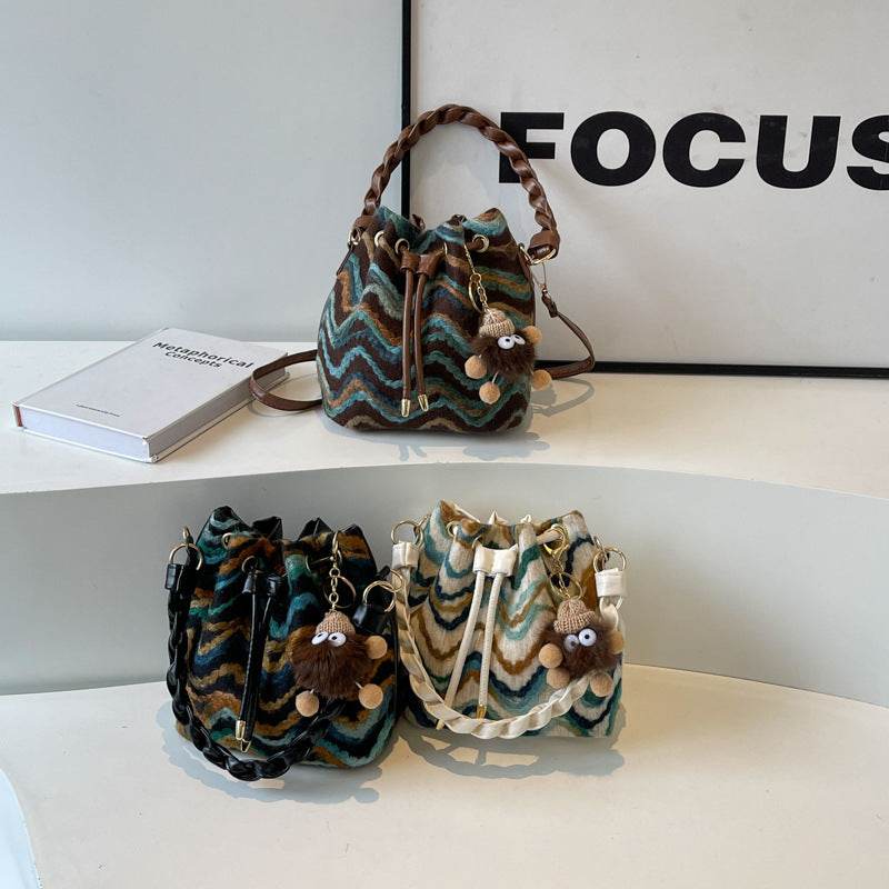 Buycenter High-Grade Shoulder Bag - Stylish, All-Matching Bucket Design - Buy Center