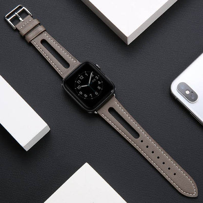 Generation Tide Men's Leather Strap - Breathable & Stylish for Apple Watches - Buy Center