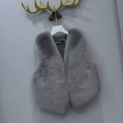 Women's Leather Waistcoat - Sleek Sleeveless Autumn Outerwear in Classic Colors - Buy Center