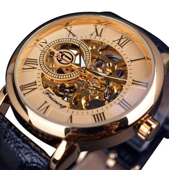 Buycenter Waterproof Mechanical Watch - Hollow Design for Men, 2025 Style - Buy Center