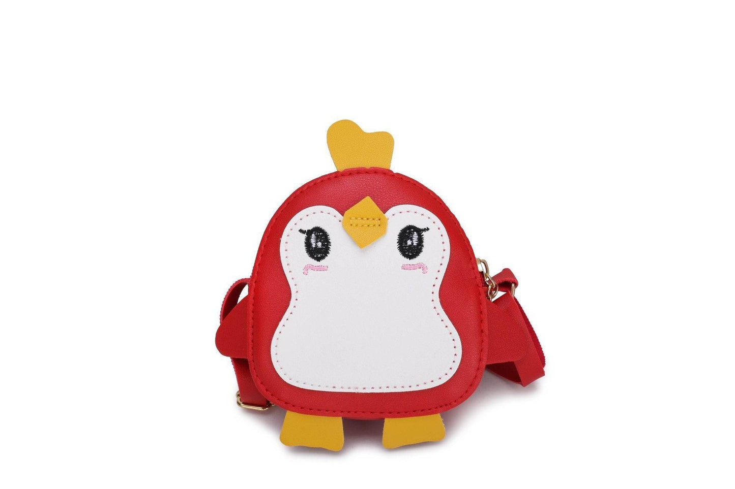 Cartoon Penguin Shoulder Bag for Kids - Soft PU, Zipper Closure Fun - Buy Center