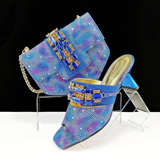 Women's Camouflage High Heel Slippers & Bag Set - Stylish & Casual 2025 - Buy Center