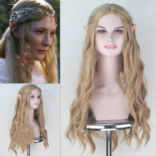 Hobbit Wig Elf Queen Kellantril - Cosplay Wig with Ears for Anime Fans - Buy Center