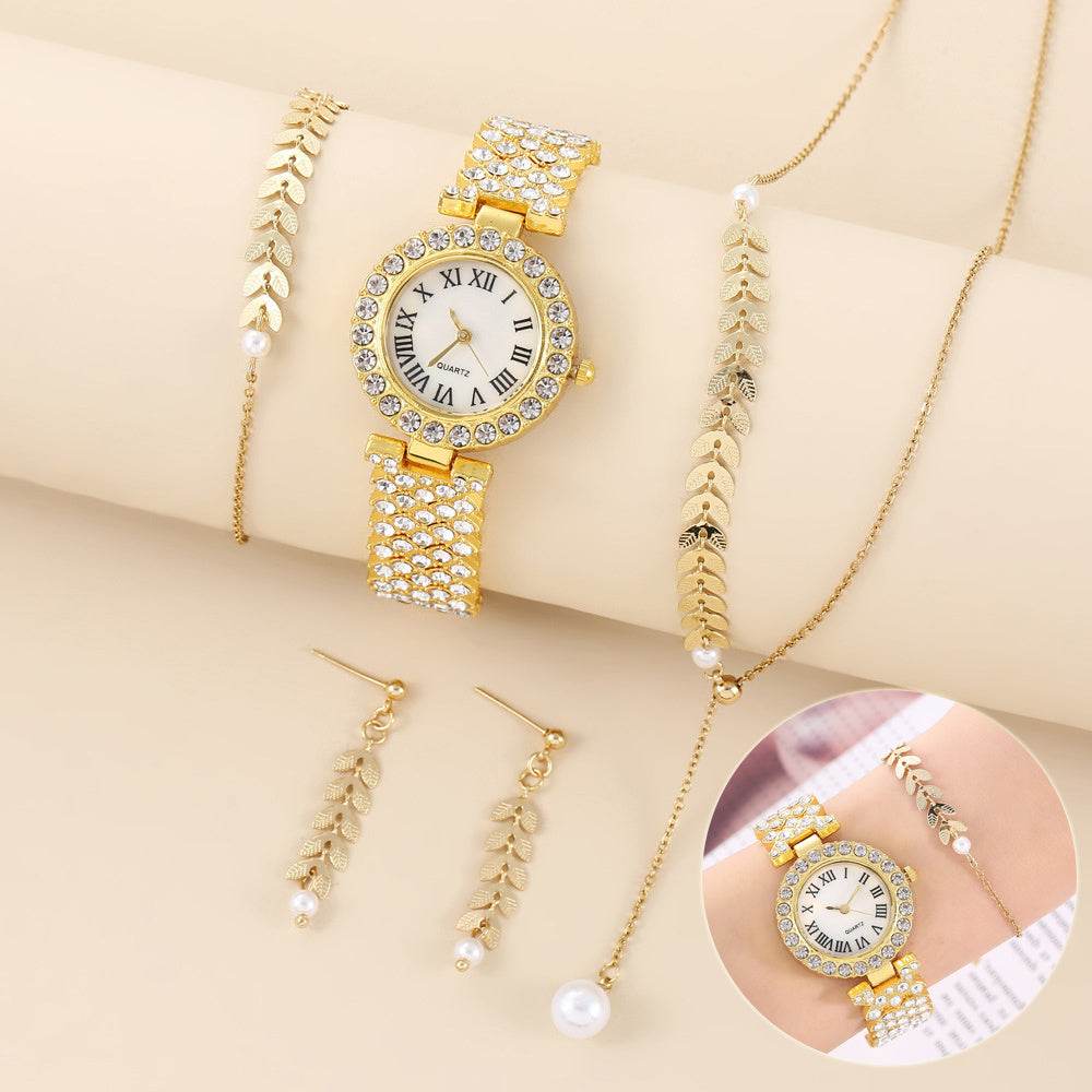 Luxury Diamond Women's Watch - Rhinestone Quartz Bracelet Timepiece - Buy Center