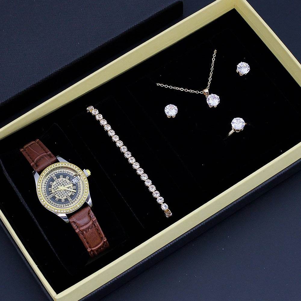 New Ladies Valentine's Day Watch Jewelry Set - Stylish Accessories for Any Occasion - Buy Center
