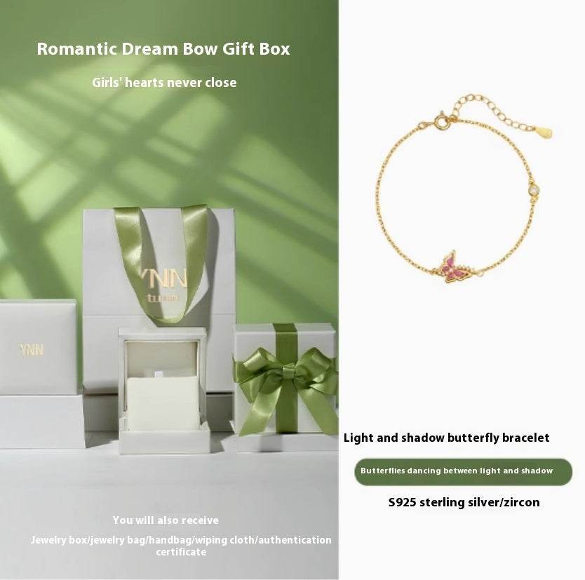 Buycenter Women's Sterling Silver Butterfly Necklace - Retro Pendant Design - Buy Center