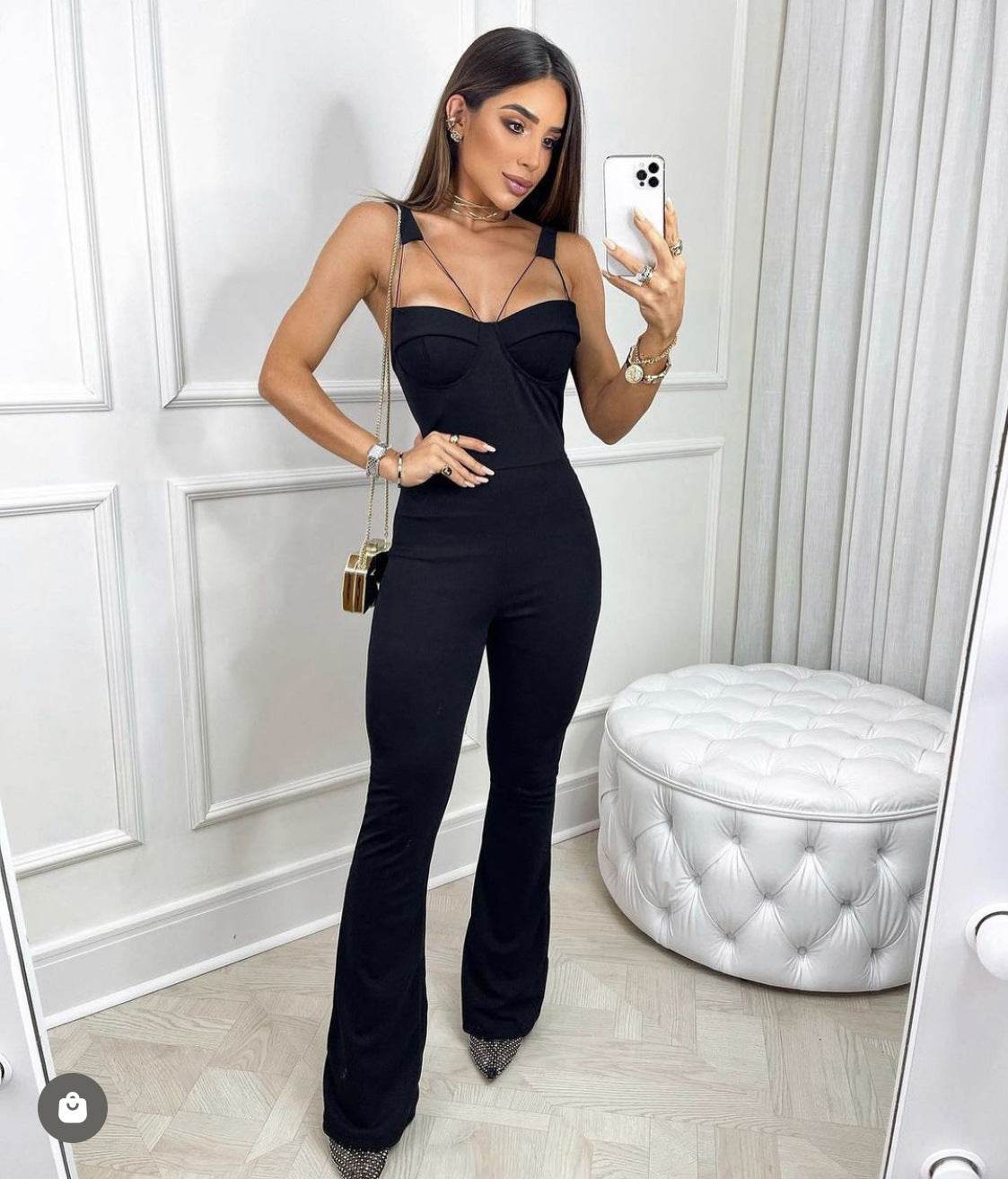 Backless High Waist Bandage Jumpsuit - Trendy Women's Street Style 2025 - Buy Center