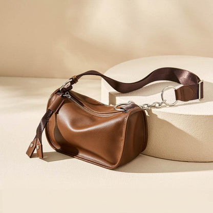 Buycenter Women's Crossbody Bag - Soft Genuine Leather Saddle Bag - Buy Center