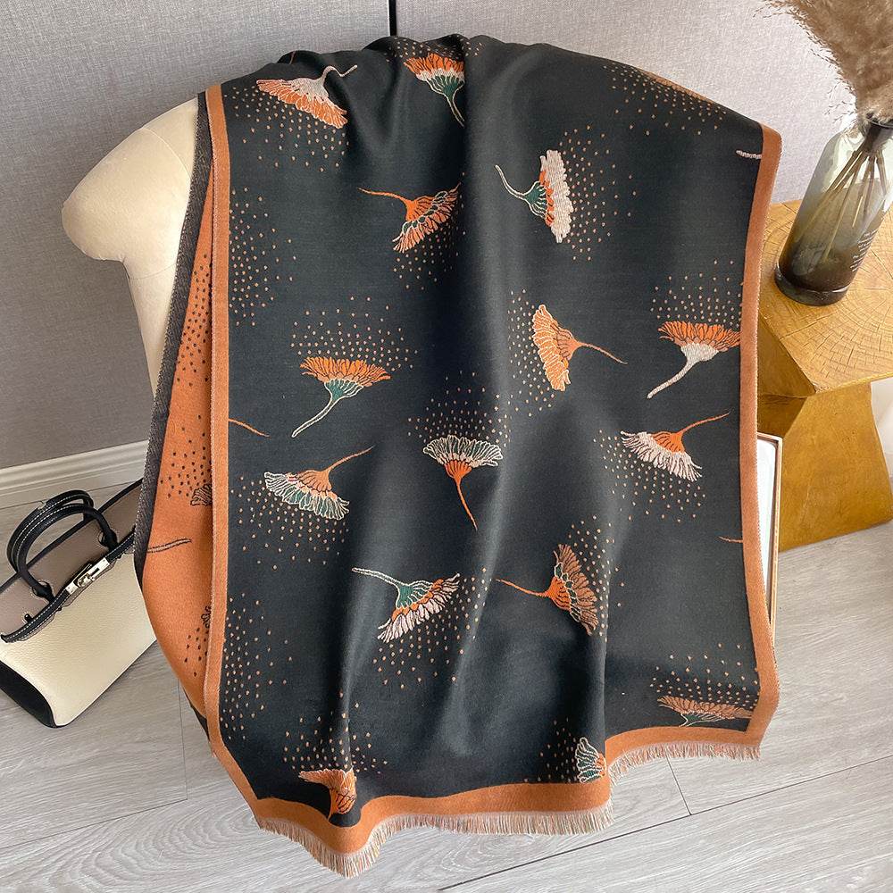 Cashmere-Like Thick Warm Tassel Scarf - Cozy Wrap for Every Season - Buy Center