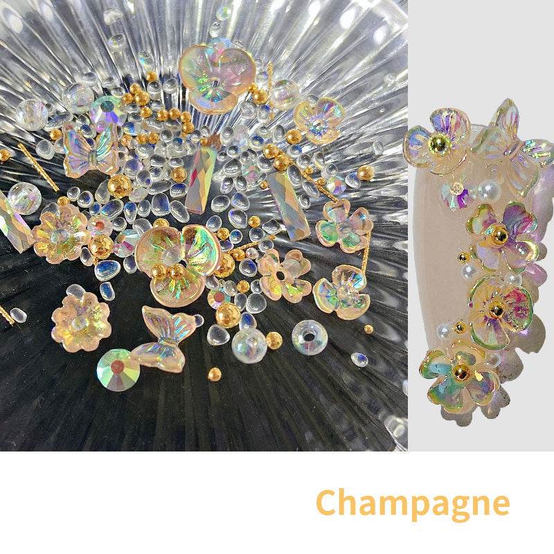 Frozen Flower Butterfly Nail Art - Unique 15g Sequins for Stunning Designs - Buy Center